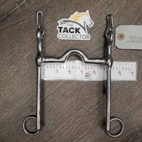 LS High Port Gaited - Walking Horse Bit, 2 Hooks *gc, clean, older, stains, scratches, mnr residue

