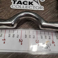 LS High Port Gaited - Walking Horse Bit, 2 Hooks *gc, clean, older, stains, scratches, mnr residue
