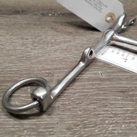 LS High Port Gaited - Walking Horse Bit, 2 Hooks *gc, clean, older, stains, scratches, mnr residue
