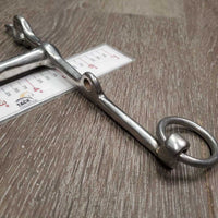 LS High Port Gaited - Walking Horse Bit, 2 Hooks *gc, clean, older, stains, scratches, mnr residue
