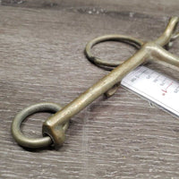 LS Med Port Gaited - Walking Horse Bit, 2 Hooks *gc, stains, clean, oxidized, older
