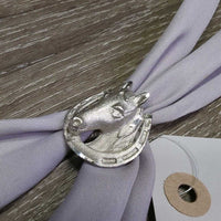 VINTAGE Neck Tie, Horse Head Tie Clip *vgc
