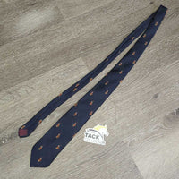 Cotton Polo Players Tie *gc, older, snags, dusty
