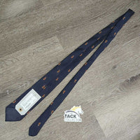 Cotton Polo Players Tie *gc, older, snags, dusty
