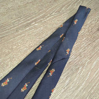 Cotton Polo Players Tie *gc, older, snags, dusty
