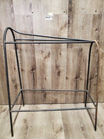 Metal Saddle Stand *gc, rust, dirt/dust
