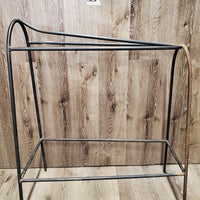 Metal Saddle Stand *gc, rust, dirt/dust