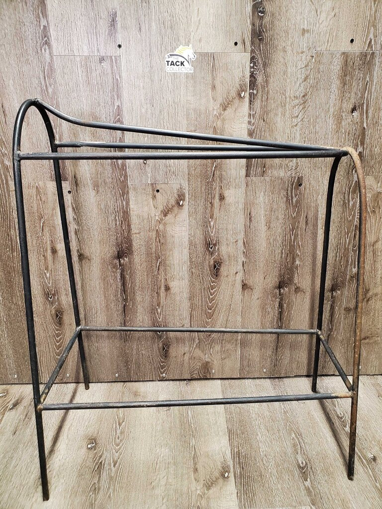 Metal Saddle Stand *gc, rust, dirt/dust