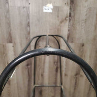 Metal Saddle Stand *gc, rust, dirt/dust