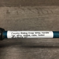 Riding Crop Whip, handle *gc, dirty, stains, rubs, faded