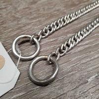 Thin Metal Chain *Gaited Bridle NoseChain? *vgc, older, mnr rubs
