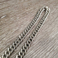 Thin Metal Chain *Gaited Bridle NoseChain? *vgc, older, mnr rubs
