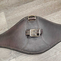 Sm Belly Girth, 2x els, 3x D Rings, Strap *gc, clean, stains, unstitched edges, rubs, faded
