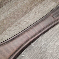 Sm Belly Girth, 2x els, 3x D Rings, Strap *gc, clean, stains, unstitched edges, rubs, faded
