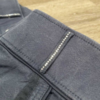 Full Seat Breeches **gc, v.faded, seam puckers, rubs, older, cracking logo
