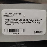 LS Shirt *vgc, older? mnr cracking logo, rubs & snag
