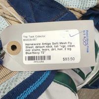 Soft Mesh Fly Sheet, detach neck, tail *vgc, clean, mnr stains, tears, dirt, hair, 2 leg
