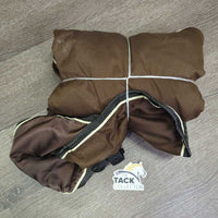 Cotton Stable Sheet, 2 legs *vgc/gc, clean, mnr fuzzy, stains & rubs

