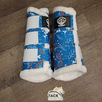 Closed Boots, velcro, fleece "Winter" *new, mnr stain
