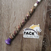 Dressage Whip, rubber handle *gc/fair, peeled & faded handle, frayed end, rubs
