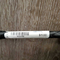 Ribbon Wrapped Riding Whip - Crop, glitter ball handle, bling *like new, peeled bling
