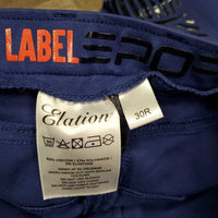 EuroSeat Breeches *gc/fair, curled lining, stained, cut bottom, faded
