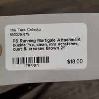 FS Running Martigale Attachment, buckle *xc, clean, mnr scratches, dust & creases
