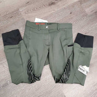 Euro Seat Breeches *gc, v.stained seat & legs, mnr rubs & pills
