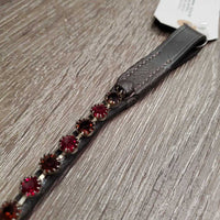 v.narrow "U" Shaped BrowBand, bling *like new
