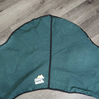 Thick Cotton Saddle Cover *gc/fair, stretched out elastic, mnr faded seam, linty & hairy, older
