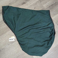 Light Cotton Saddle Cover *gc/fair, stretched out elastic, mnr faded seam, linty & hairy, older

