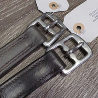 Nylon Lined Stirrup Leathers *gc/fair, creases, rubs, mnr dents, scrapes, mismatched
