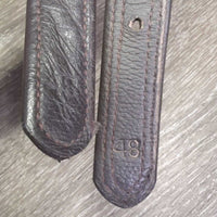Nylon Lined Stirrup Leathers *gc/fair, creases, rubs, mnr dents, scrapes, mismatched
