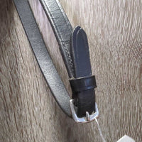 Rsd Bridle, Narrow Braided Reins *vgc, clean & mnr dirt?film, loose keepers
