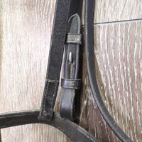 Rsd Bridle, Narrow Braided Reins *vgc, clean & mnr dirt?film, loose keepers
