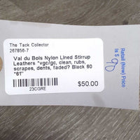 Nylon Lined Stirrup Leathers *vgc/gc, clean, rubs, scrapes, dents, faded?
