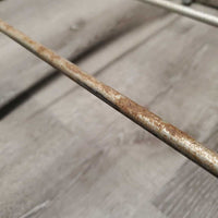 Hvy Metal Folding Saddle Rack, Bottom Rack *gc, rusty, scuffs, dirt, older, oxidized