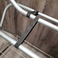 Hvy Metal Folding Saddle Rack, Bottom Rack *gc, rusty, scuffs, dirt, older, oxidized