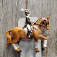 Tree Ornament "Dressage Horse & Rider *xc
