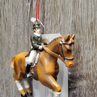 Tree Ornament "Dressage Horse & Rider *xc
