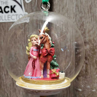 Collectible Tree Ornament "My First Pony Glass Globe", 2018, box *new

