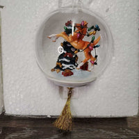 Collectible Tree Ornament "Holiday Mischief Glass Globe", 2004, box *new
