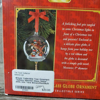 Collectible Tree Ornament "Holiday Mischief Glass Globe", 2004, box *new
