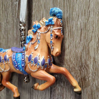 Collectible Tree Ornament "Noble Gem Prancer Carousel" 2010, box *new, box scrapes
