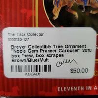 Collectible Tree Ornament "Noble Gem Prancer Carousel" 2010, box *new, box scrapes
