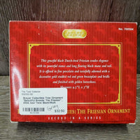 Collectible Tree Ornament "Beautiful Breeds: The Friesian" , 2004, box *new
