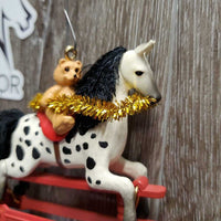 Collectible Tree Ornament "A Pony For Christmas" , box *new
