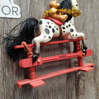 Collectible Tree Ornament "A Pony For Christmas" , box *new
