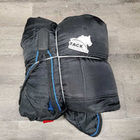 Lt Hi Neck Quilt Stable Blanket *gc, clean, 0 legs, mnr threads, hair, rubs, tear, snags, pulled seams
