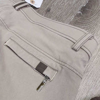 Euroseat Breeches *gc, seam puckers, stained & puckered seat & legs, faded
